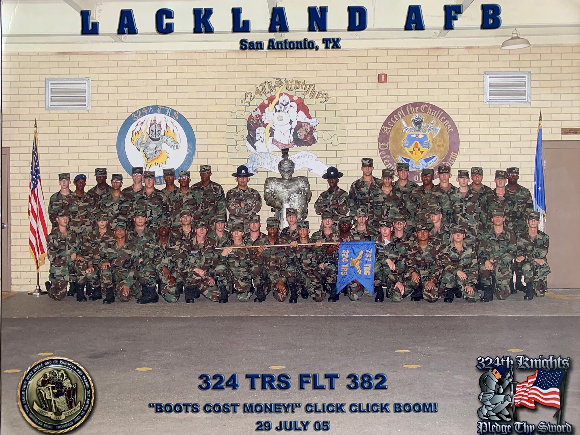 USAF Military Training Flight 324 TRS Training Squadron Challenge